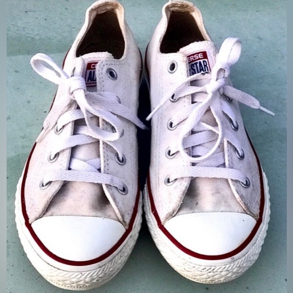 Converse Shoes Youth 3 Eu 35 White Canvas Converse Chuck Taylor All